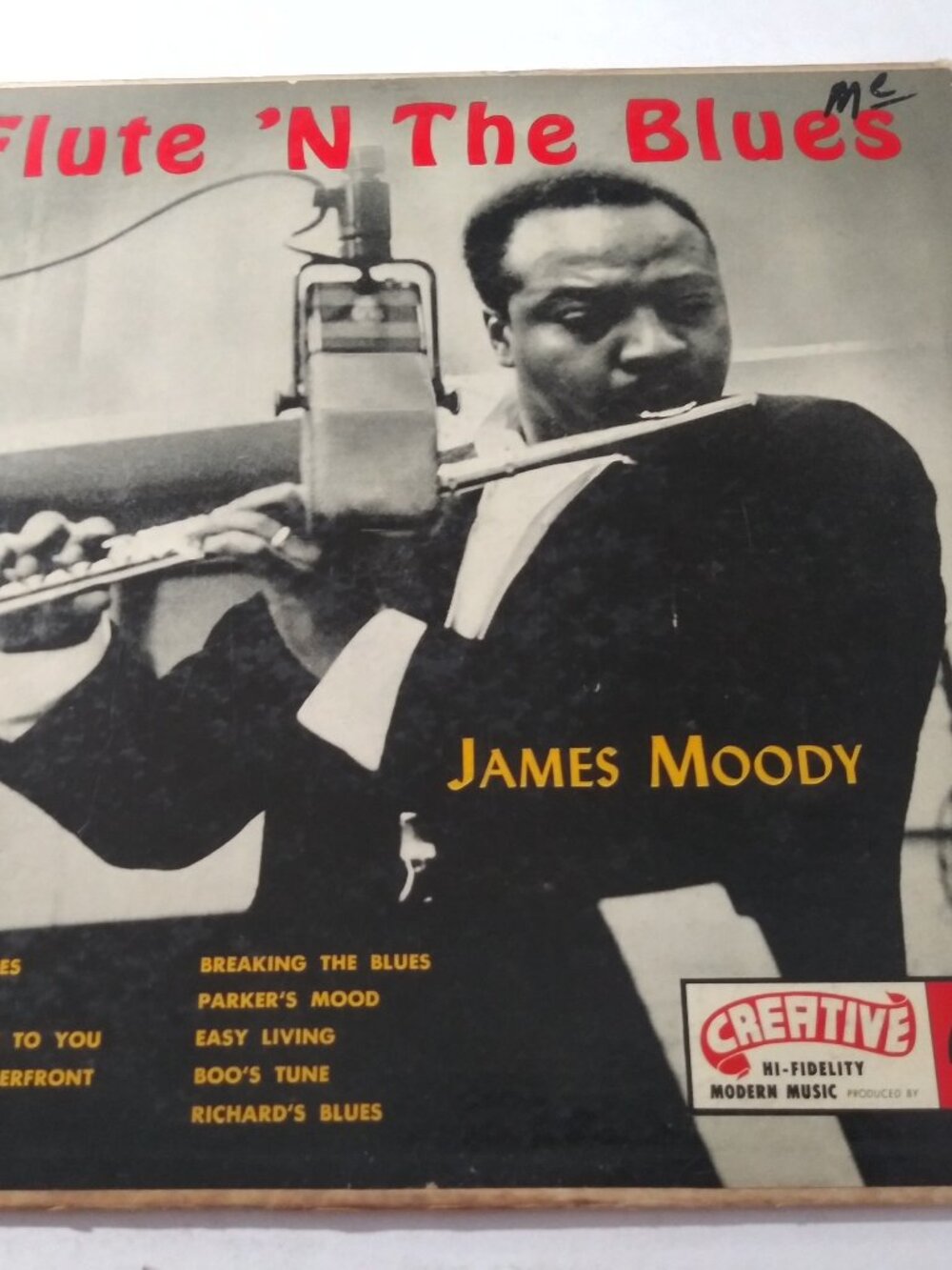 James Moody – Flute 'N The Blues VG- Original DG Mono Argo 603 LP Record 1956